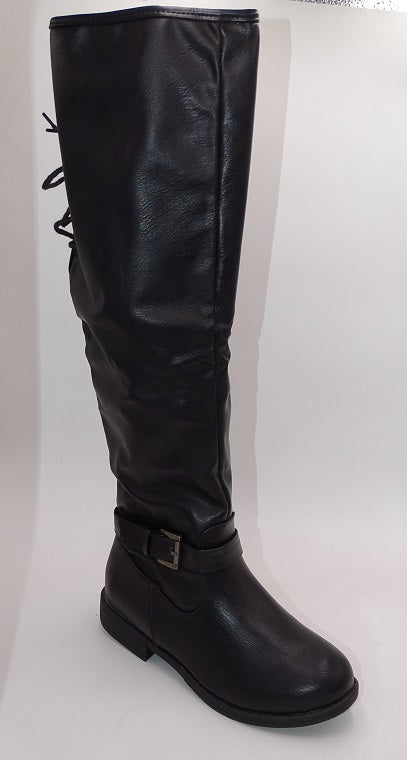 Black Long Boot 5576-1