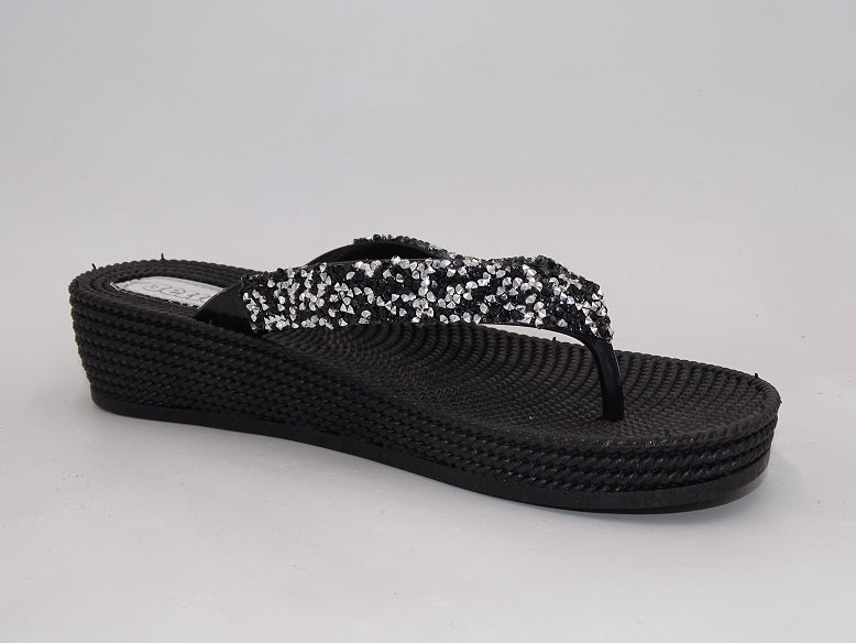 Jello's Black Sandal