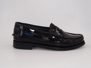 Black Hi-Shine Moccasin 5202