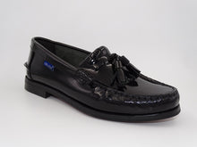 Load image into Gallery viewer, Black Hi-Shine Moccasin 5206
