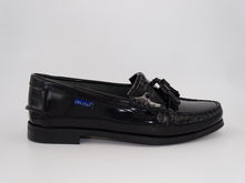 Load image into Gallery viewer, Black Hi-Shine Moccasin 5206

