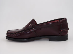 Burgundy Hi-Shine Moccasin 5202