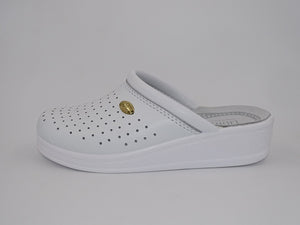 Elnora White Mule 942
