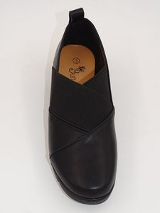 Serena Black Wedge