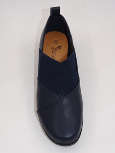 Serena Navy Wedge